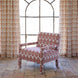 Square Chair in Lanka Berry and Aleppo Berry by John Robshaw