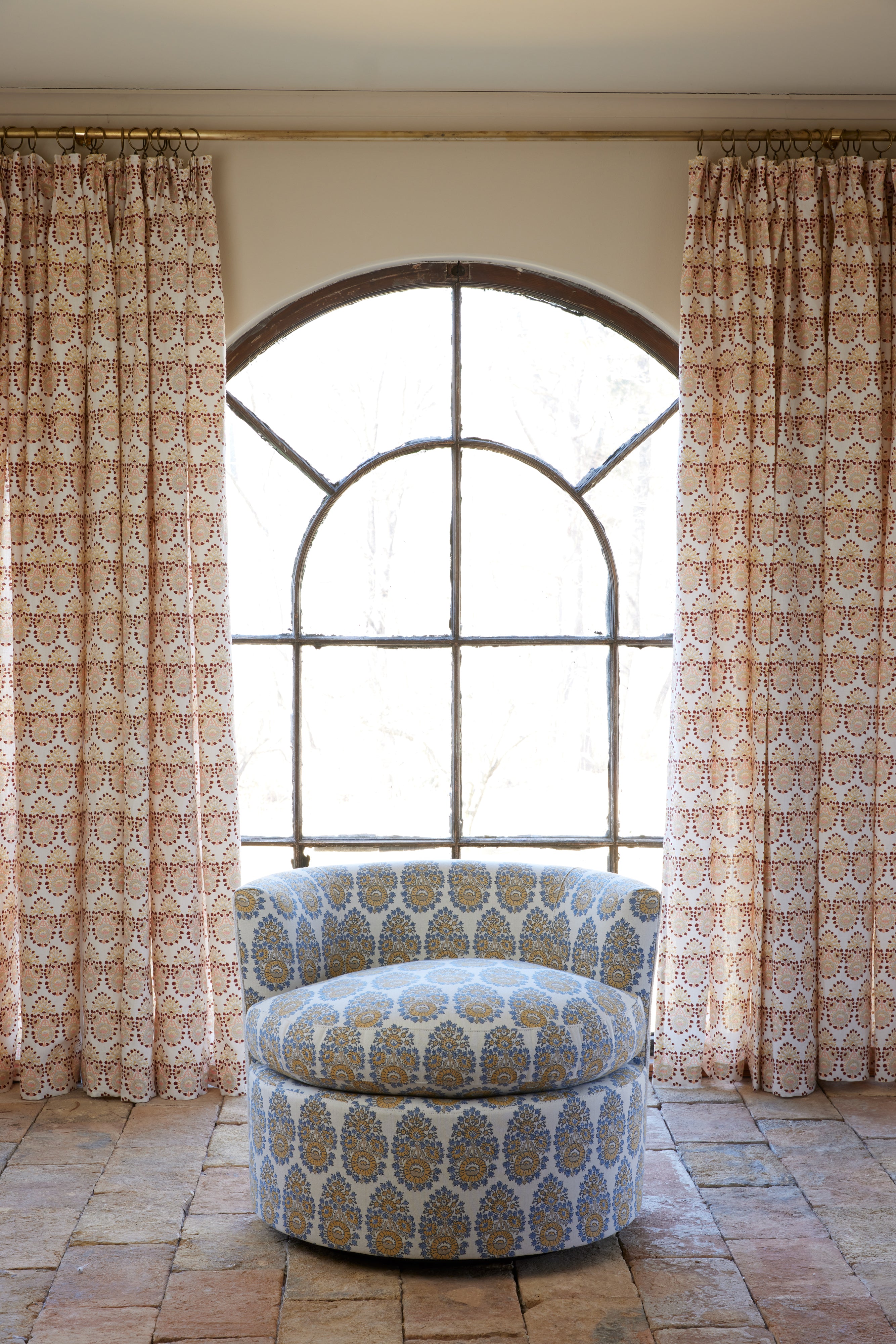 Lanka Marigold Performance Fabric
