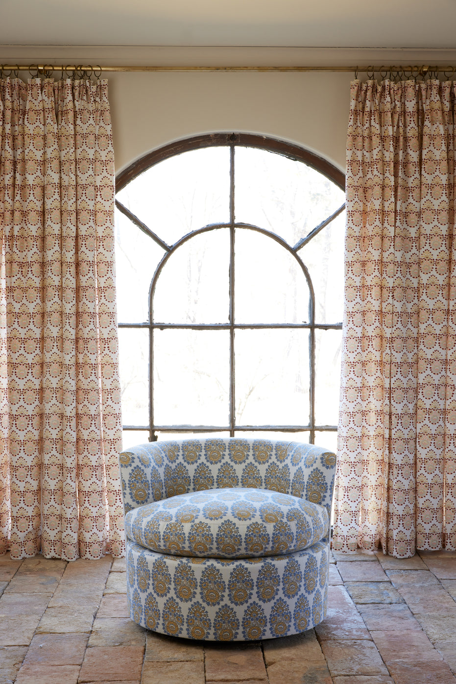 Lanka Marigold Performance Fabric