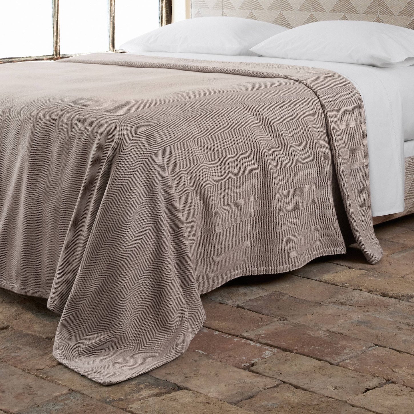 Lavanya Coffee Blanket by John Robshaw