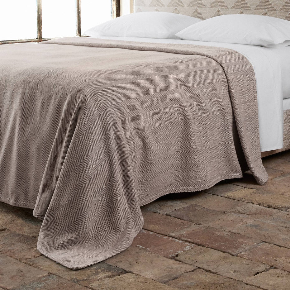 Lavanya Coffee Blanket by John Robshaw
