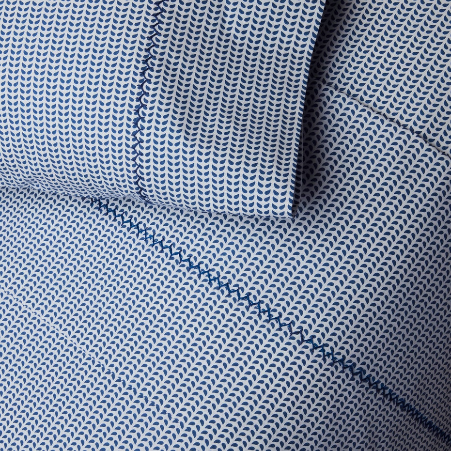 Cinde Navy Organic Sheet Set by John Robshaw