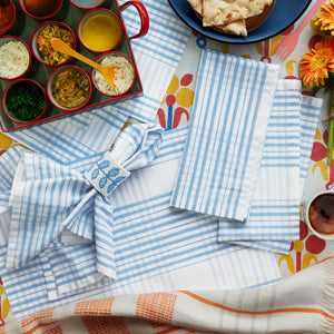 Keshav Azure Napkins (Set of 4)