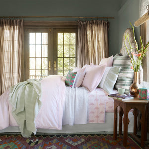 Cinde Sage Organic Bed Skirt