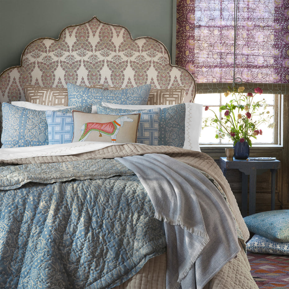 Raisa Slate Woven Quilt