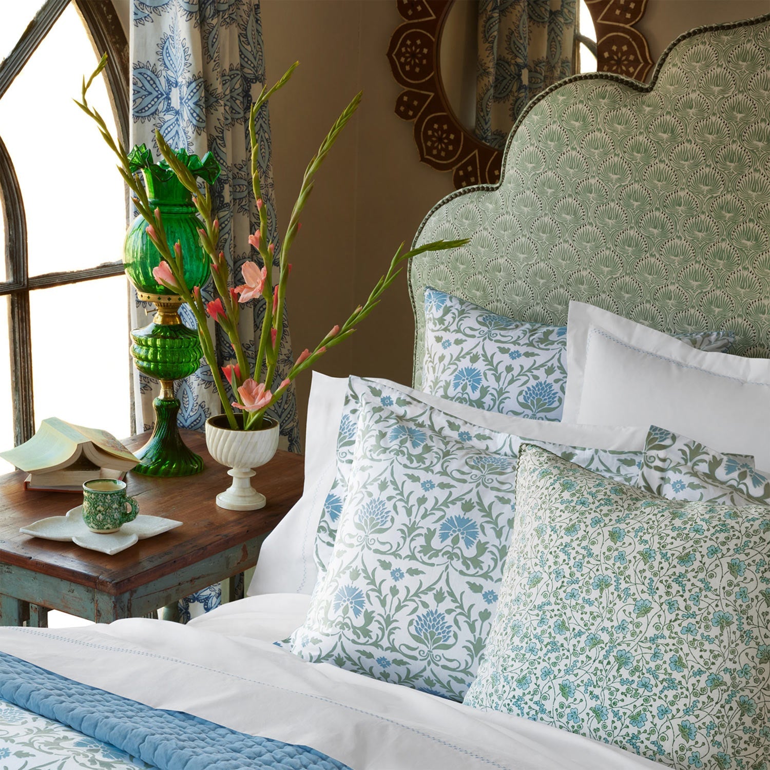 Velvet Light Indigo Sham