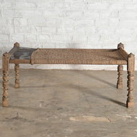 Vintage Charpoy Bench - High Quality Image of 