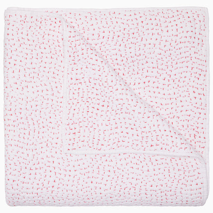Organic Hand Stitched Lotus Quilt