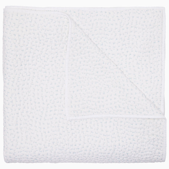 Organic Hand Stitched Mist Quilt