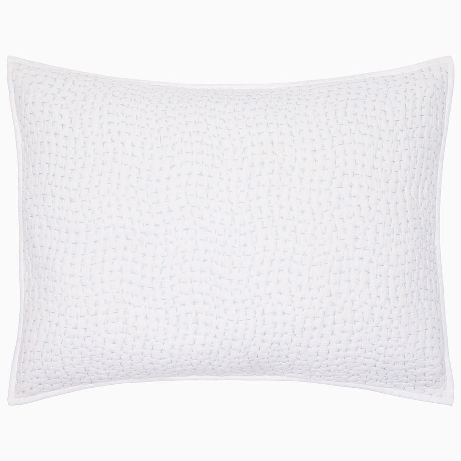 Organic Hand Stitched Mist Sham