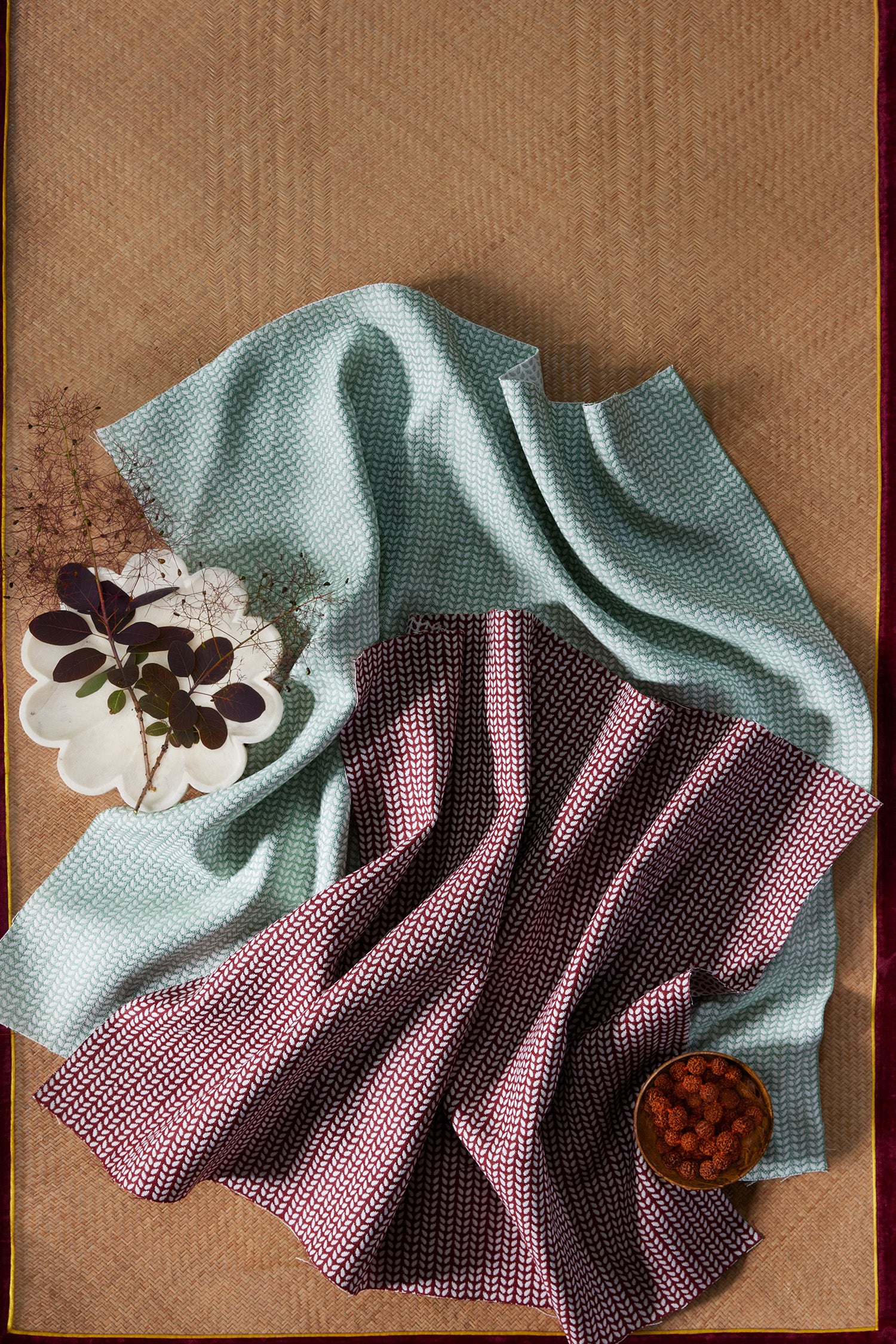Aleppo Berry Performance Fabric