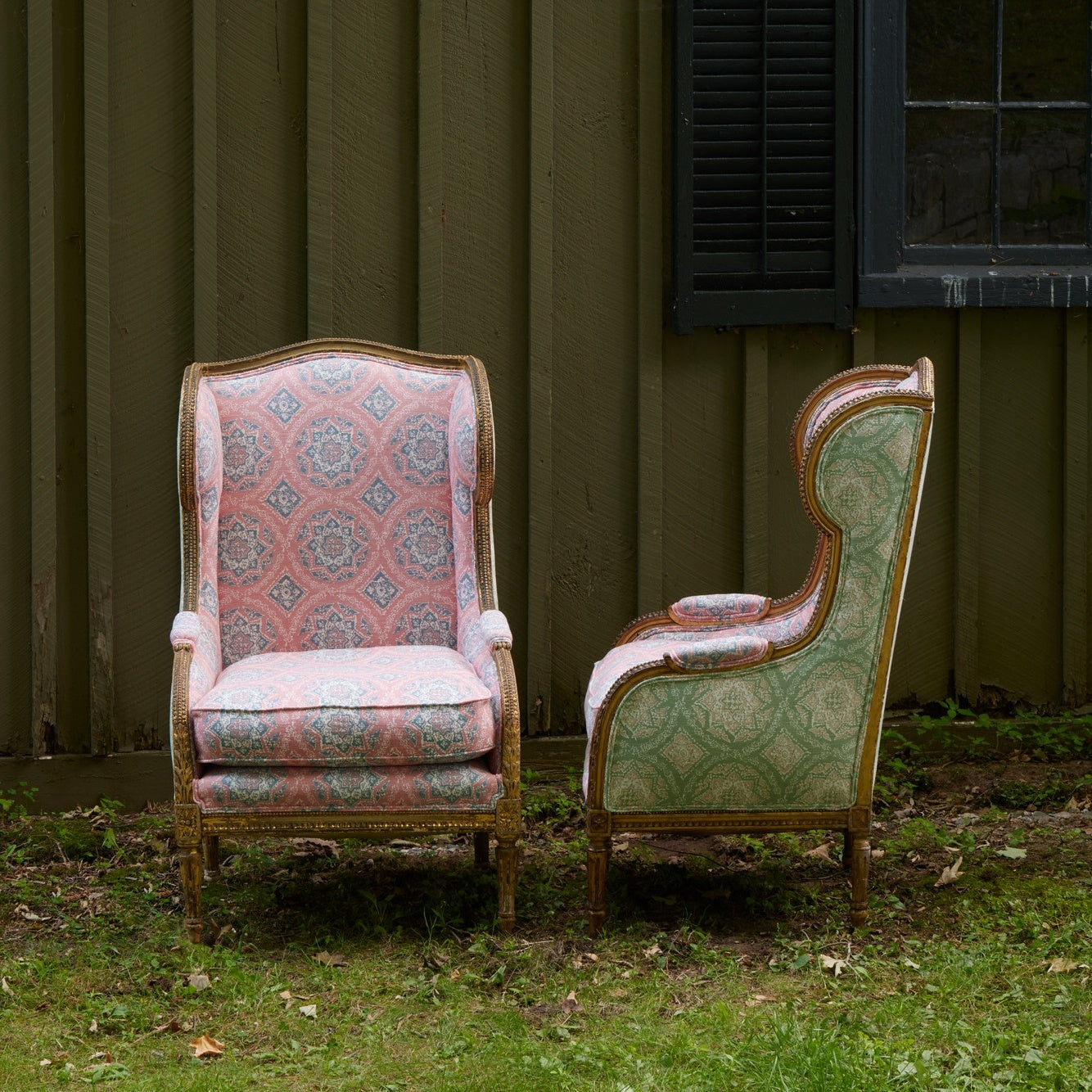 Maansi Antique and Sage Chair