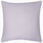 A Nandi Lavender Quilt pillow with a quilted pattern made of cotton, by John Robshaw. - 30783831900206