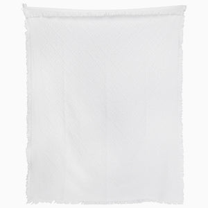 Tej White Throw