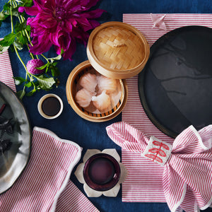 Aadi Azalea Beaded Napkin Rings (Set of 4)