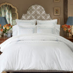 Anketi Light Indigo Border Duvet by John Robshaw