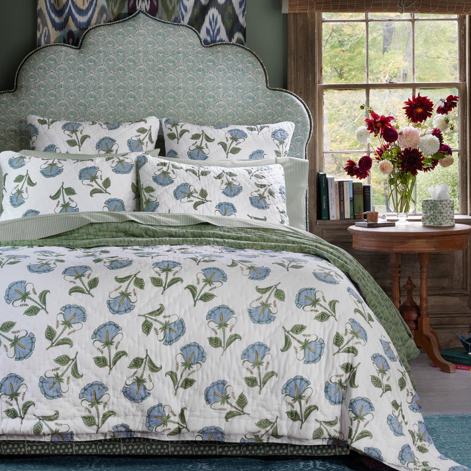 Farah Light Indigo Sham