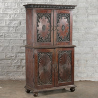 Bhuv Teak 2 Part Cabinet - High Quality Image of 