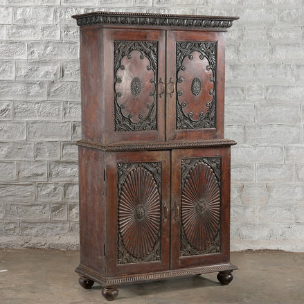Bhuv Teak 2 Part Cabinet by John Robshaw