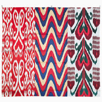 Tashkent Zig Zag Medium Ikat Tapestry - High Quality Image of 