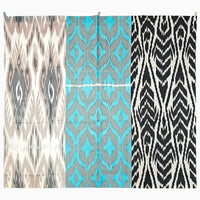 Tashkent Winter Day Medium Ikat Tapestry - High Quality Image of 