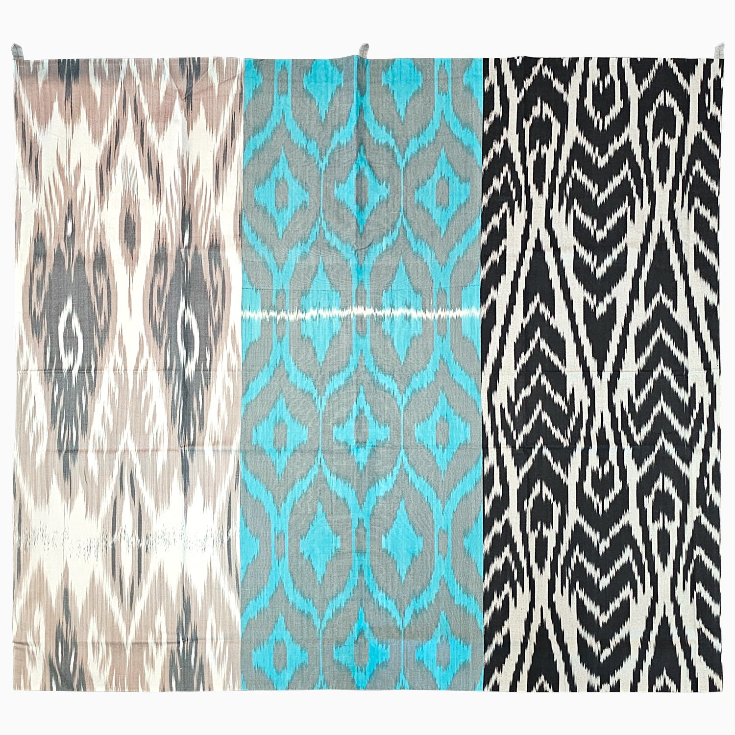 Tashkent Winter Day Medium Ikat Tapestry