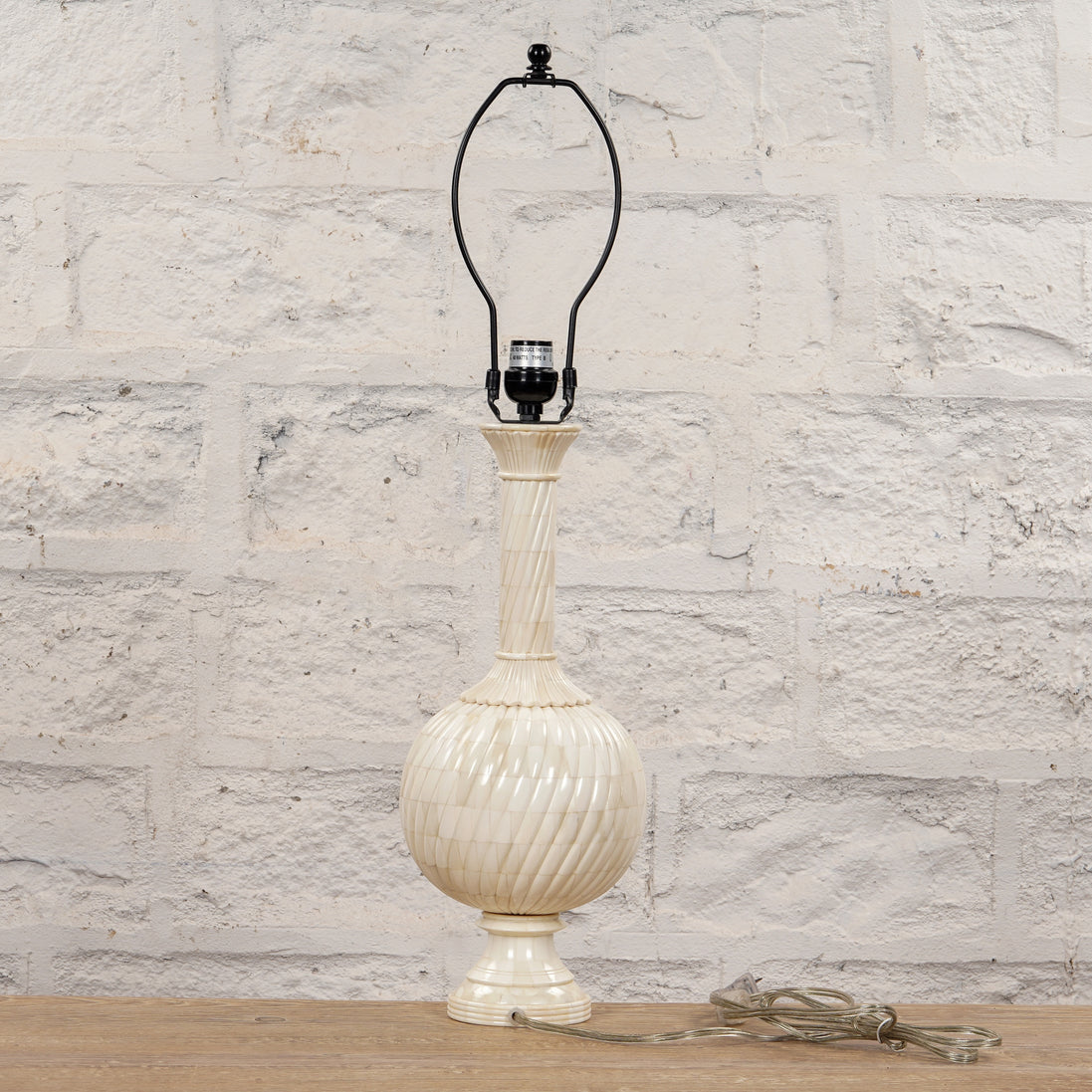 Shiva Bone Inlay Lamp