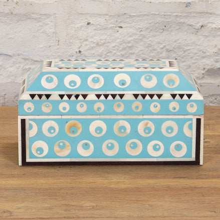 Malati Sky Bone Inlay Box by John Robshaw