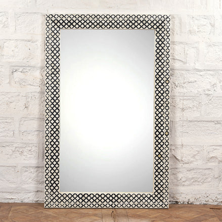 Arohi Bone Inlay Mirror by John Robshaw