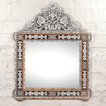 Ila Bone Inlay Mirror by John Robshaw