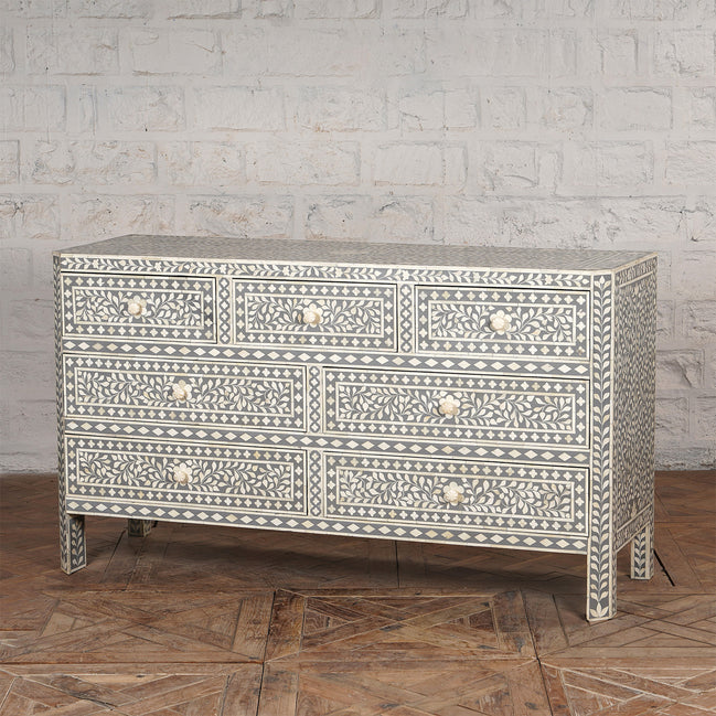 Vajra Bone Inlay Sideboard by John Robshaw