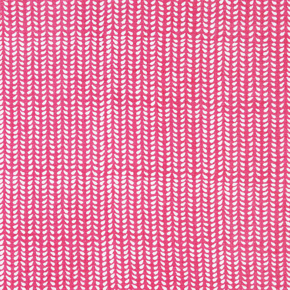 An Aleppo Lotus Fabric, meticulously crafted using block printing techniques, black and white striped fabric by John Robshaw.