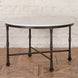Neel Marble and Iron Table