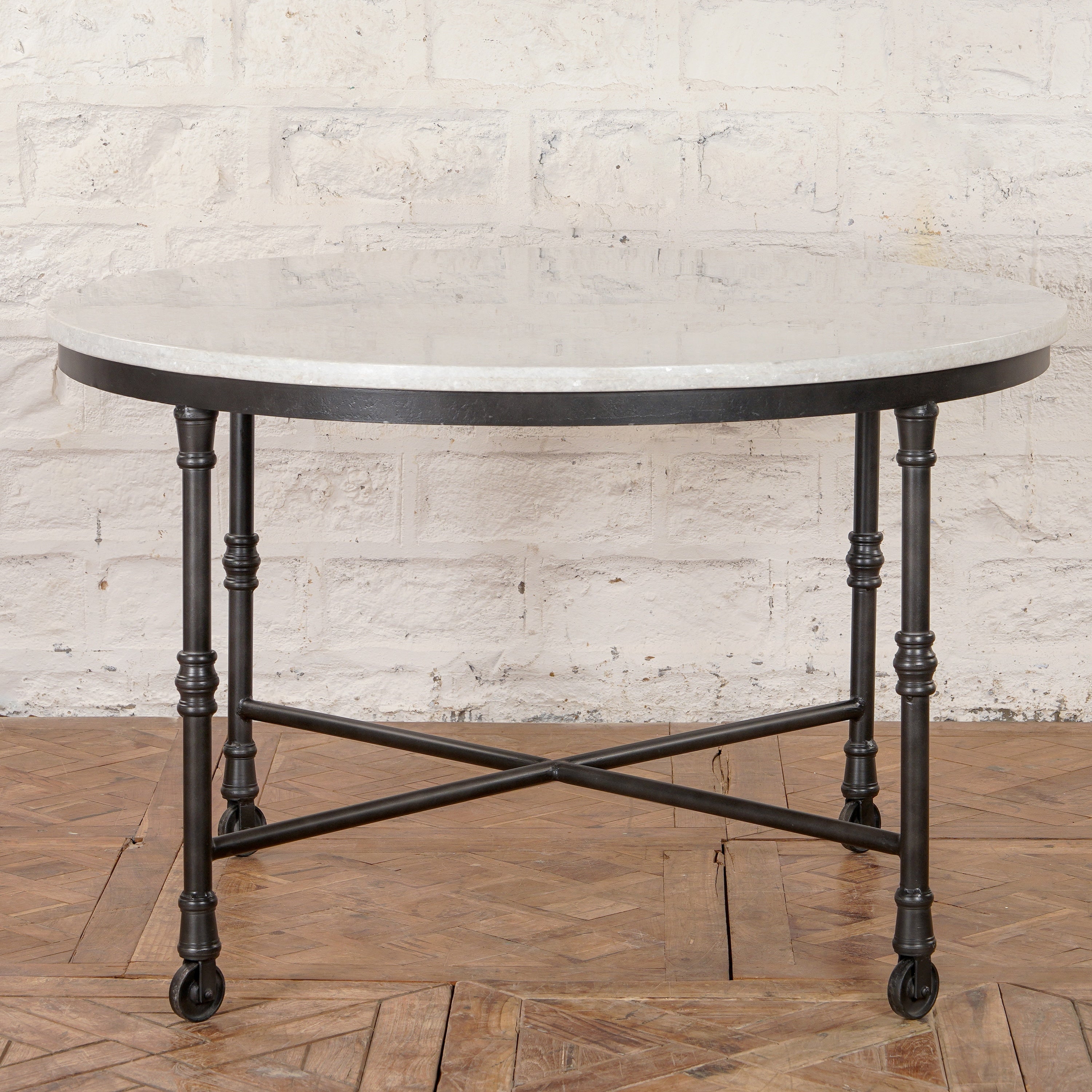 Neel Marble and Iron Table
