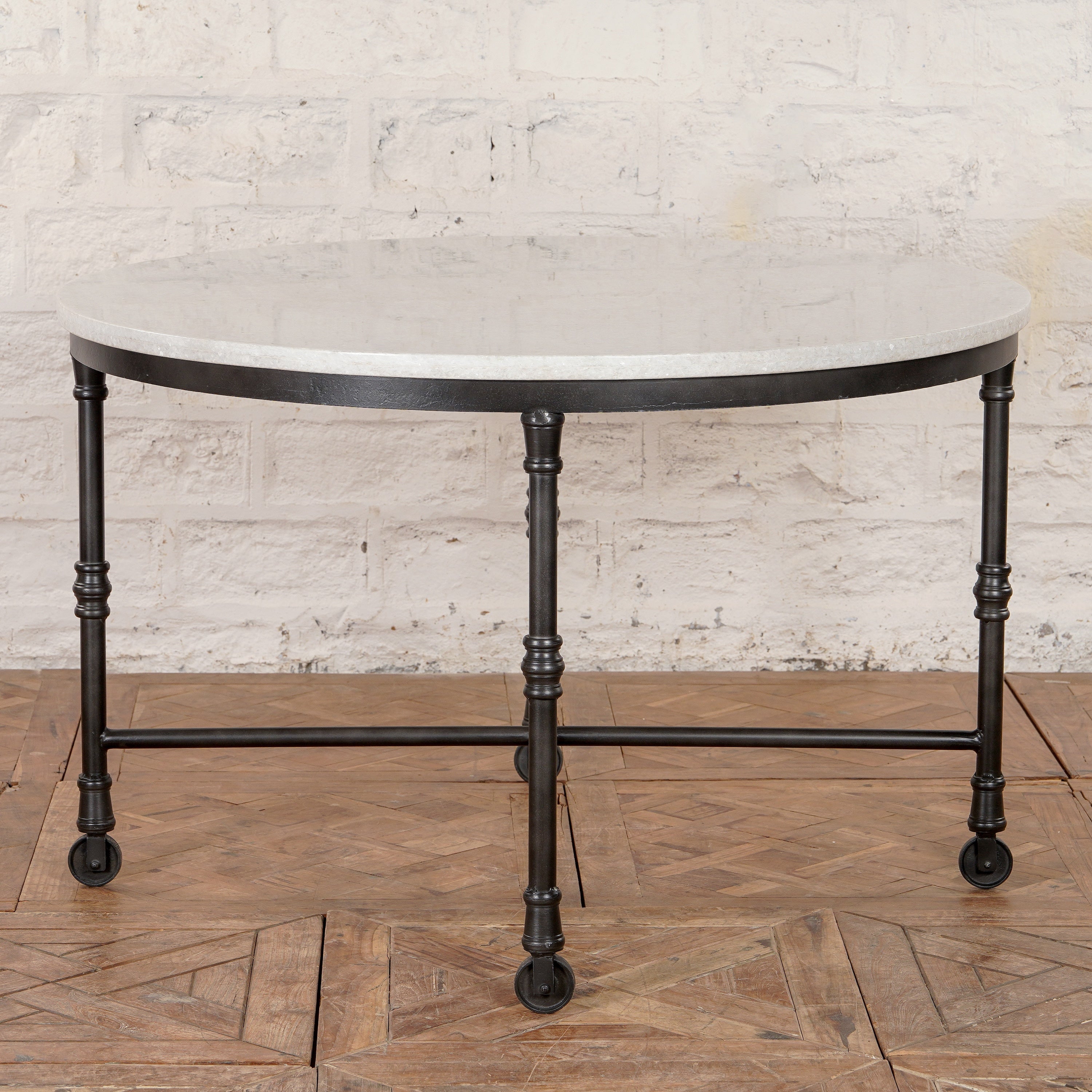 Neel Marble and Iron Table