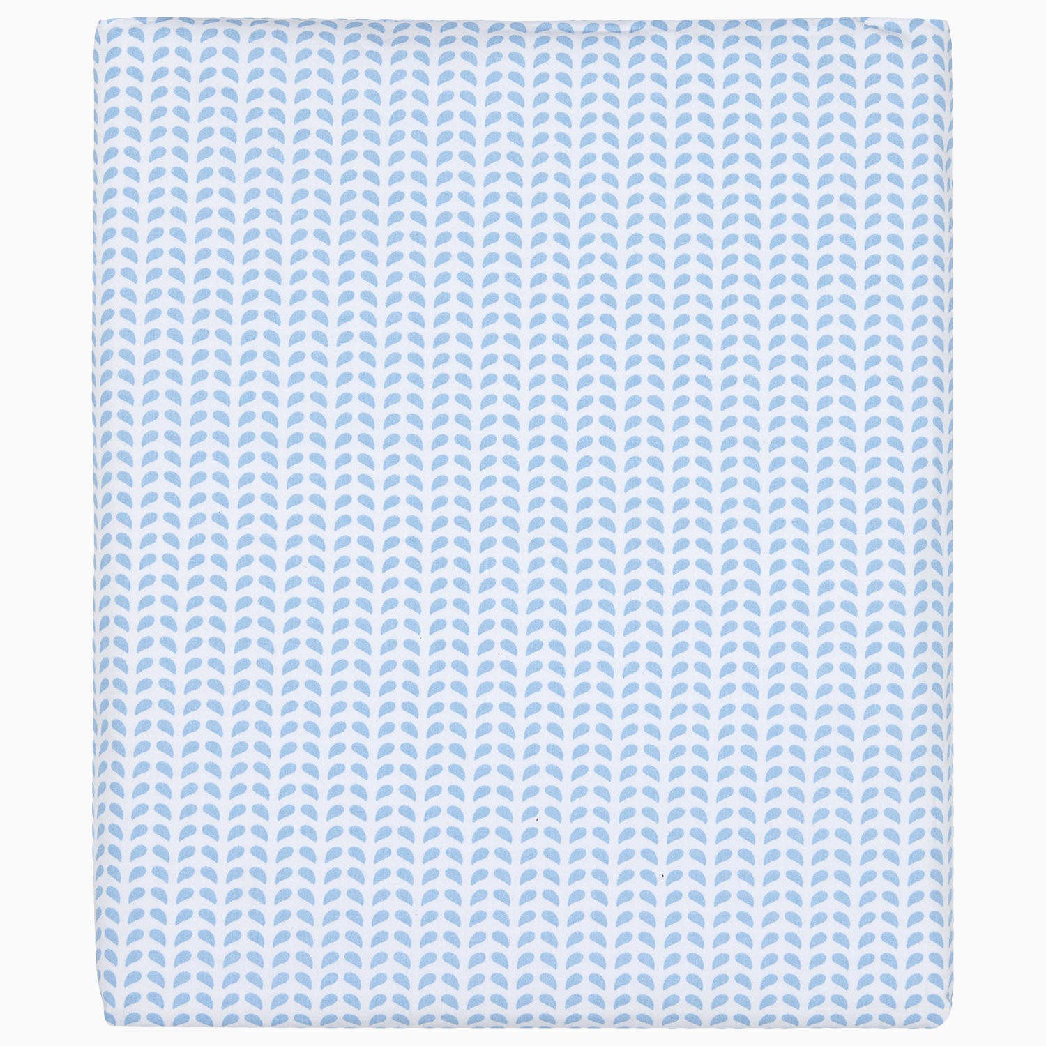 Cinde Light Indigo Organic Bed Skirt