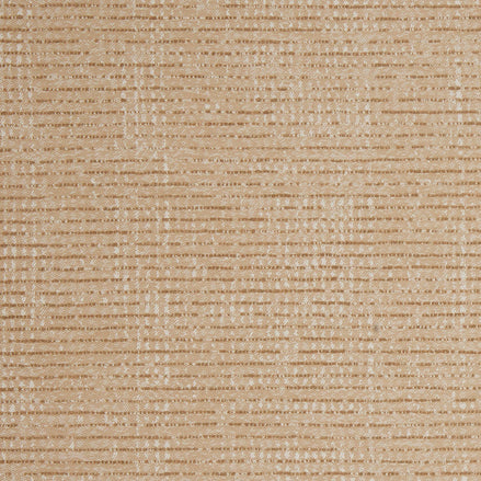 A close up image of John Robshaw's Bijal Sand Performance Fabric, a beige textured fabric suitable for indoor and outdoor use, made in partnership with Sunbrella.