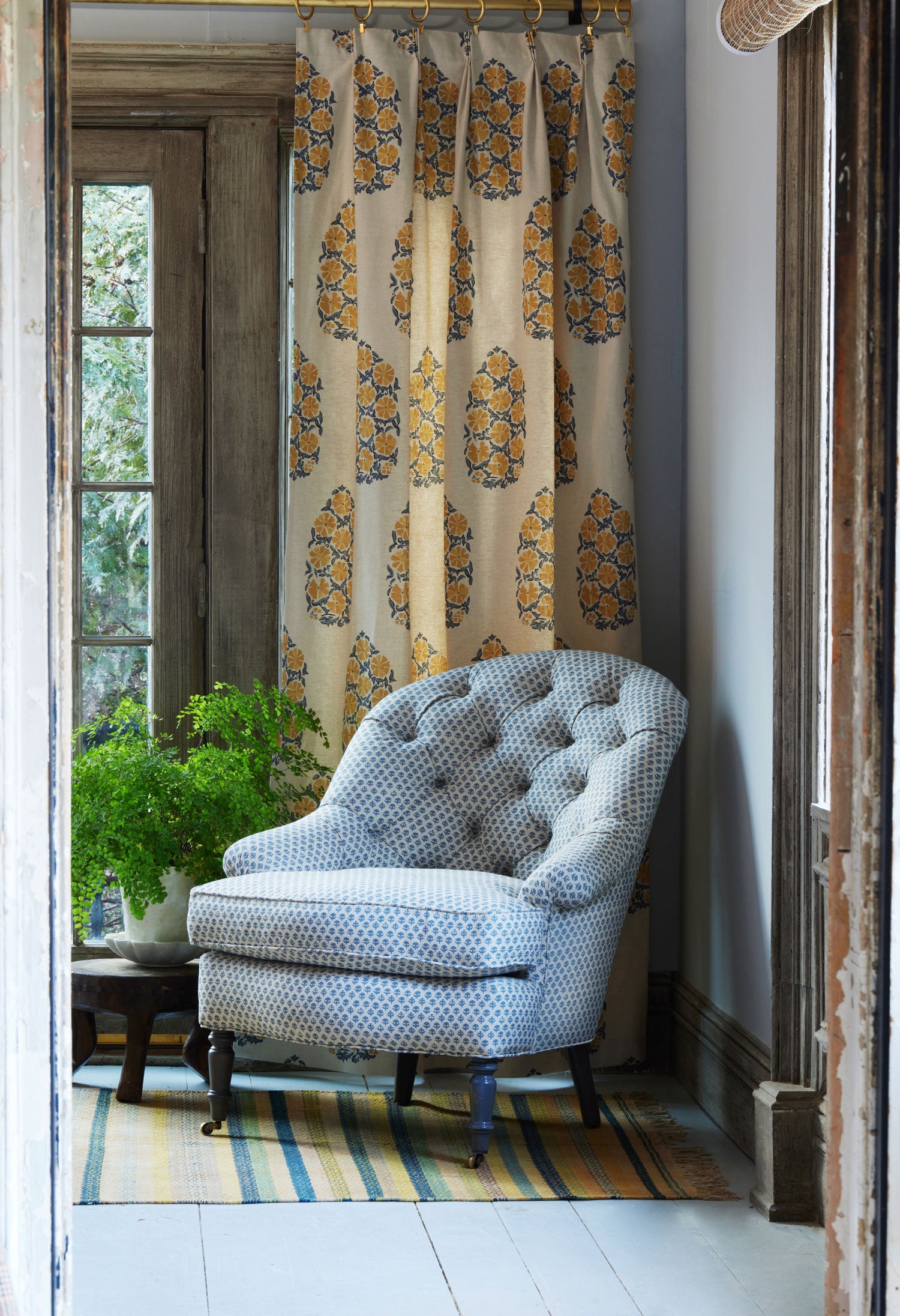 Bindi Slate Fabric