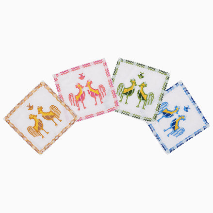 Usha Cocktail Napkins (Set of 4) by John Robshaw