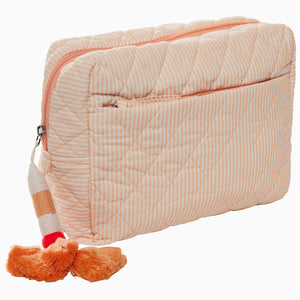 Nandi Sand Quilted Cosmetic Bag by John Robshaw