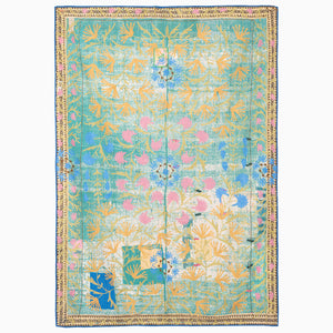 Frolicking Birds Suzani Blanket