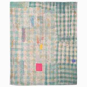 A Snake Slithers Suzani Blanket