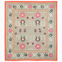 Night Closes In Suzani Blanket - High Quality Image of 