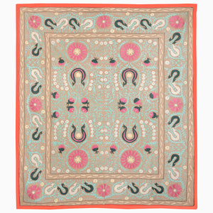 Night Closes In Suzani Blanket