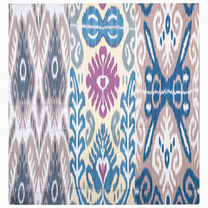 Color Made Indeterminate By Moonlight Medium Ikat Tapestry