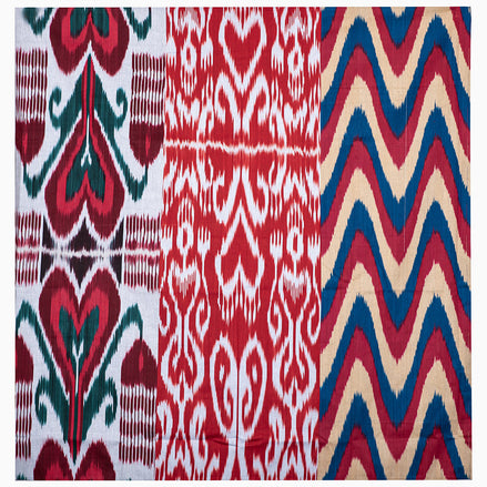 Fluttering Blossoms Medium Ikat Tapestry by John Robshaw