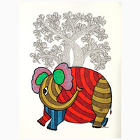 Striped Elephant - High Quality Image of 