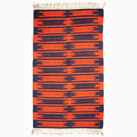 Orange Blue Puzzle Rug - High Quality Image of 