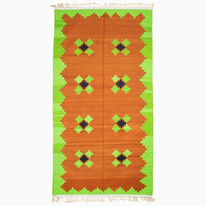 Lime and Tea Rug