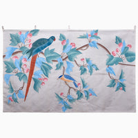 Parakeet And Bluebird Tapestry - High Quality Image of 